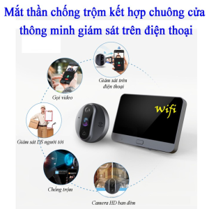 Chuông hình, Camera gắn cửa thông minh giám sát trên điện thoại