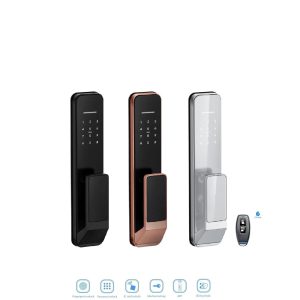 Khóa Vân Tay Chống Nước tuyệt đối cửa gỗ, thủy lực, nhôm đố rộng P24