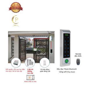 P550 Com4 Kiểm soát cửa 2 bộ hít cao cấp, mở bằng chìa khi hết điện